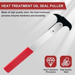 3rd Generation Seal Puller Tool with Heat-Treated Steel & 30% Thicker Dual Hooks