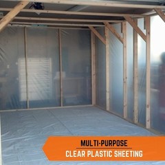 .31 Mil Clear 9′ x 400′ Painter’s Plastic Poly Sheeting