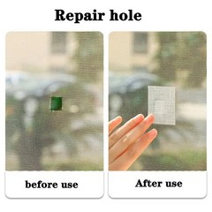 Window Screen Repair Tape Self-Adhesive Anti-Insect Mesh Patch For Door/Curtain*