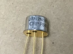(1 PC) RAYTHEON JAN2N1613L Bipolar Junction Transistor, NPN Type, OLD GOLD