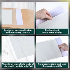 50-Pack Clip-On Window Form Holders, 9×13 Clear Plastic Sleeves for Buyers Guide