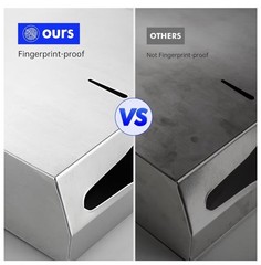 Paper Towel Dispenser Wall Mount Commercial, Brushed Stainless Steel