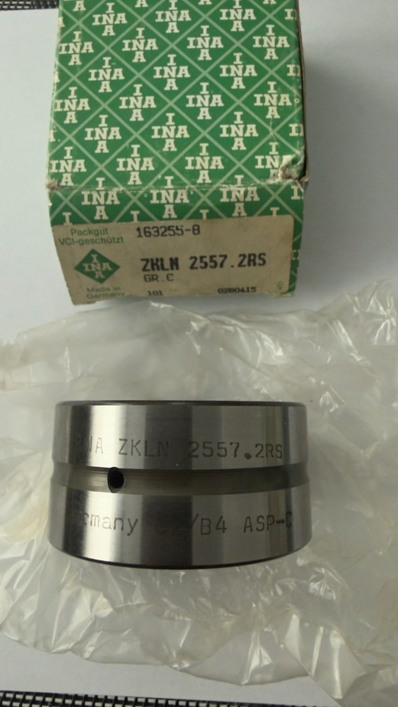 INA ZKLN2557-2RS Axial Angular Contact Ball Bearing