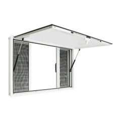 Aluminum Alloy Food Truck Service Window Concession Stand Serving Window 48*30in