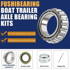 1-1/16” Axles Trailer Wheel Hub Bearings Kit L44649/L44610 | ID 1.0625″, OD