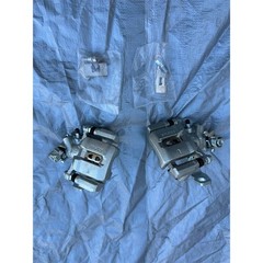 Unbranded Rear Left & Right Disc Brake Caliper Set w/ Brackets Hardware