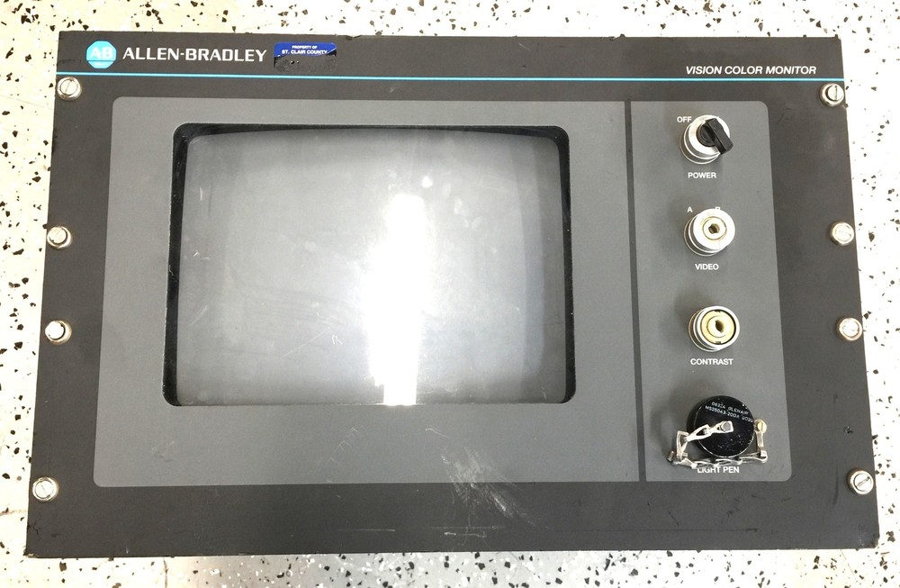 Allen-Bradley Vision Color Monitor 2801-N8 (No Top Plate) (AT1229LB22-TC81) USED