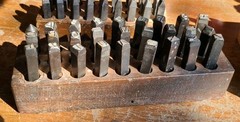 1/4″ & 3/8″ 71pc. Letter & Number Stamp Punch Sets Alloy Steel Metal