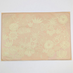 Hobonichi Techo Illustrated Clear Cover on Cover Crazy Flower A6 Original New