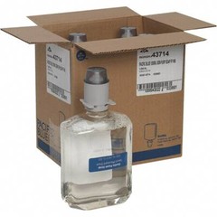 4 Pack Georgia Pacific Foam Soap: 1,200 mL Bottle, Clear, Fragrance Free