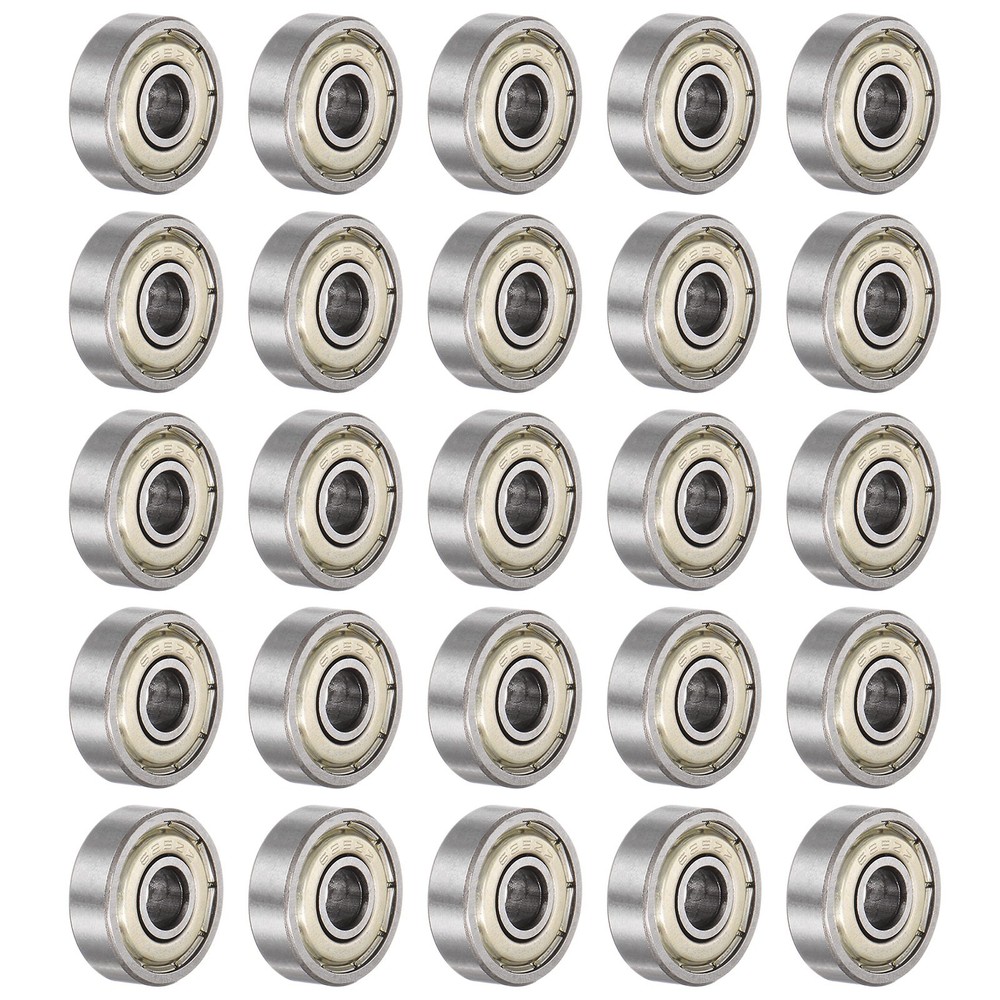 25sets 625ZZ Ball Bearings Carbon Steel Double Shielded ABEC3