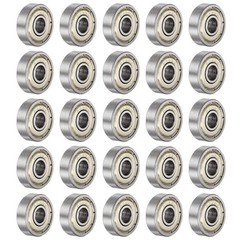 25sets 625ZZ Ball Bearings Carbon Steel Double Shielded ABEC3