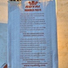 Royal High Performance Hammer Paste Lubricant for Hydraulic Hammer Tools