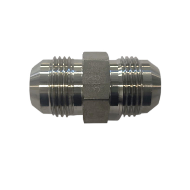 4-Pack Stainless Steel Male JIC Hex Nipple | 1/4″ MJIC X MJIC | 2403-04-04-SS