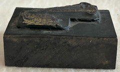 Antique Printing Letterpress Printers Block Phonograph Ink Stamp