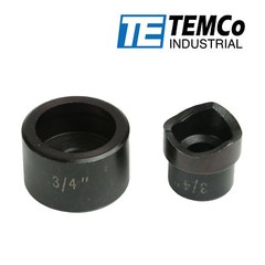 TEMCo 3/4″ Conduit Punch and Die For Hydraulic Knock Out Driver