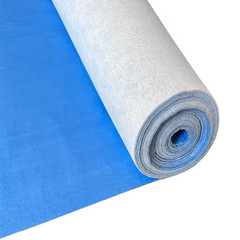 90 Ft. X3. 33 Ft. White Self-Adhesive Felt with Breathable Film Temporary Protec