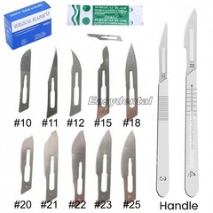 Scalpel Blades Carbon Steel Surgical Handle Surgical Dental ENT Instruments