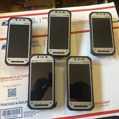 Lot Of 5 Panasonic FZ-N1EB ToughBook Mobile HandHeld Scanner Dual Sim Unlocked