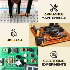 Resistor Assortment Kit – 50 Values, 1/4W 0 to 10M Carbon Film Resistors, 5%…