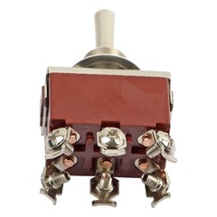 3X Heavy Duty DPDT ON/OFF/ON Toggle Switch 20A 125V/15A 250V Screw Terminals