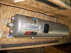 NEW AESSEAL STAINLESS VESSEL MODEL SSE25 SIZE 25 LITRE 6.6 GAL. MFG. DATE 201