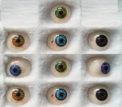 50 Pcs Vintage Human Prosthetic Eyes Antique Glass Artificial Mix Eyes OPTOMETRY