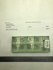 WALTER LNHU160708R-L55T WSM35S 10pcs Carbide Inserts NEW/OLD STOCK