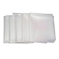 20 In. Dia X 43 In. Clear Plastic Dust Collection Bag (5-Pack)