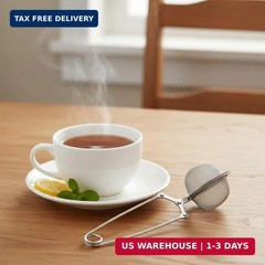 24 Pcs Reusable Tea Infuser Steeper Strainers for Loose Tea Filter Holder, Metal