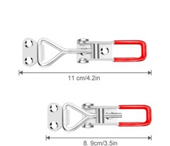 6 Pack Adjustable Toggle Latch Clamps Heavy Duty Quick Release with Screws