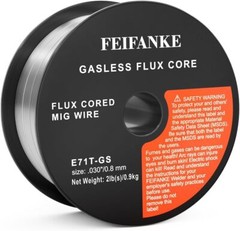 Flux Core Welding Wire .030″-E71T-GS Mild Steel MIG Wire 2 Pounds 1/2/3/4 Packs