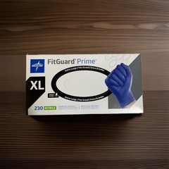 Medline FitGuard Touch Powder-Free Nitrile Exam Gloves Disposable X-Large 250/Bx