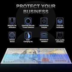 Money Counter Machine Value Counting UV MG MT IR DD HLF Detection 1300 Notes