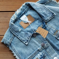 jijAcraft 1000Pcs Price Tags, Brown Clothing Tag for Retail, Rectangle,