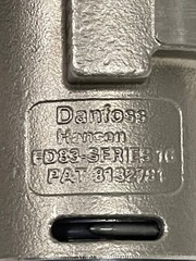 NEW Eaton/Danfoss SS Hose Barb Adapter FD83-2046-16-16 Full Flow Dual Interlock