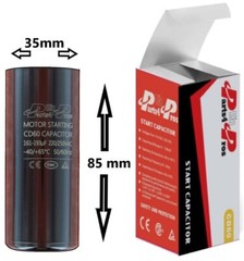 161-193 uF MFD 220 250 V 220-250V VAC Motor Start Capacitor Round 36x86mm CD60