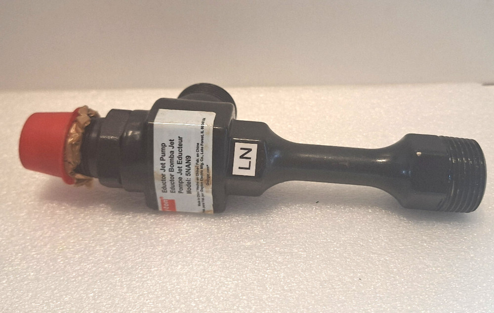 DAYTON Maintenance-Free Jet Pump: Cast Iron, 3/4 in NPT, 1 in NPT Model 5NAN9