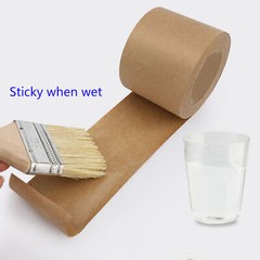 Water Activated Reinforced Kraft Paper Tape DIY Sealing 3″ Wide 150ft 1.5″ Core