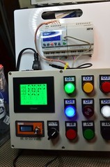 Crouzet Millenium 3 XD10 PLC Trainer with XR14 , 88970109 and HMI MTP05(Mono)