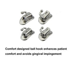 Dental Orthodontic Buccal Tubes 1st 2nd Molar MBT Roth 022 Monoblock Convertible