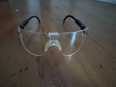 3M 15152 Lexa safety Eyewear Clear DX Lens Black Frame 3 Pairs NEW Free Shipping