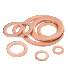 150Pcs Copper Crush Washer Gasket Set Flat Ring Seal Assortment Kit M5 – M22 US