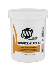 SÜA – Bronze Brazing Flux Powder – 8 Ounces Jar.
