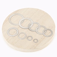 Stainless Steel Ultra Thin Flat Washer Ultrathin Shim Plain Gasket 0.5mm Thick