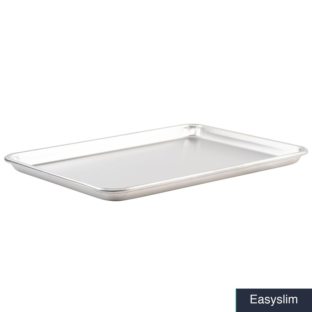 Aluminum Sheet Pan 1/2 Size 20 Gauge Commercial Grade Reinforced Rim