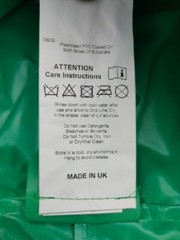 ALPHA SOLWAY CHEMMASTER GREEN COLLARED CHEMICAL COVERALL SIZE L
