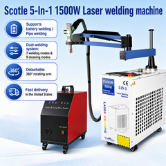 Scotle 1500W/2000W Metal Laser Welding Machine Battery Weld Pipe Welding US