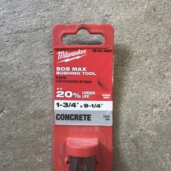 Milwaukee 48-62-4065 (1-3/4″X 9-1/4″) in. SDS-MAX Concrete Bushing Tool