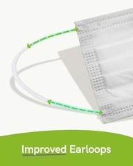 50-Pack Disposable 3-Ply ASTM Level 3 Face Masks – Comfortable & Stylish in Gray